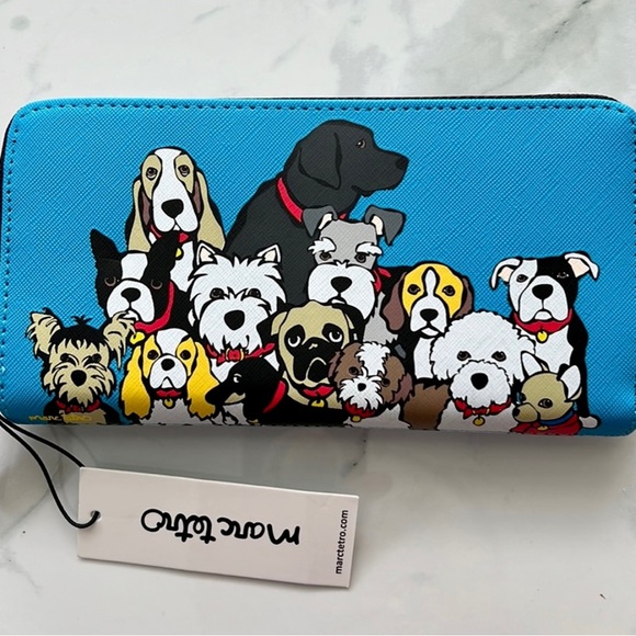 🦋🔥NWT BUNDLE MARC TETRO COSMETIC BAG & WALLET - Picture 8 of 12